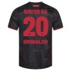Maillot de Supporter Bayer 04 Leverkusen Alejandro Grimaldo 20 Domicile 2025-26 Pour Enfant